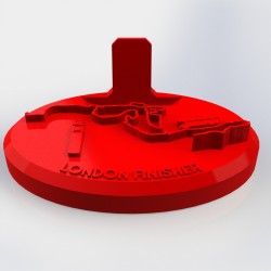 Support médaille édition Londres personnalisé / Impression 3D
