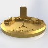 Support médaille édition Paris personnalisé / Impression 3D