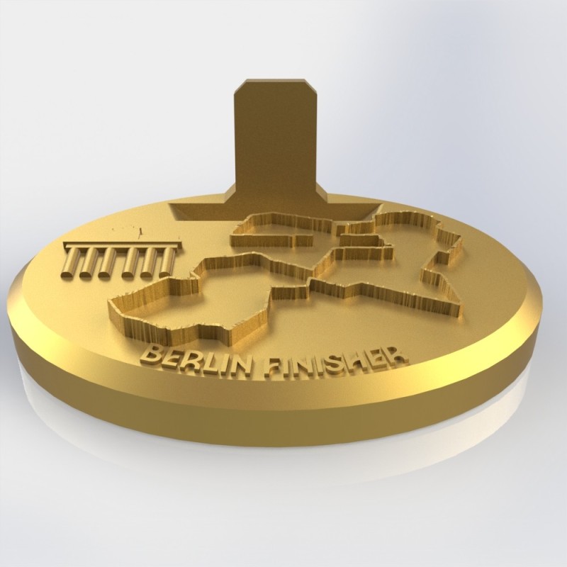 Support médaille édition Berlin personnalisé / Impression 3D